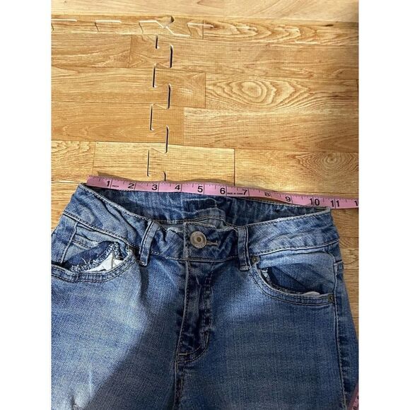 Women’s Size 0 Rue21 Mid Rise Ankle Jegging Ripped Jeans - Picture 12 of 12